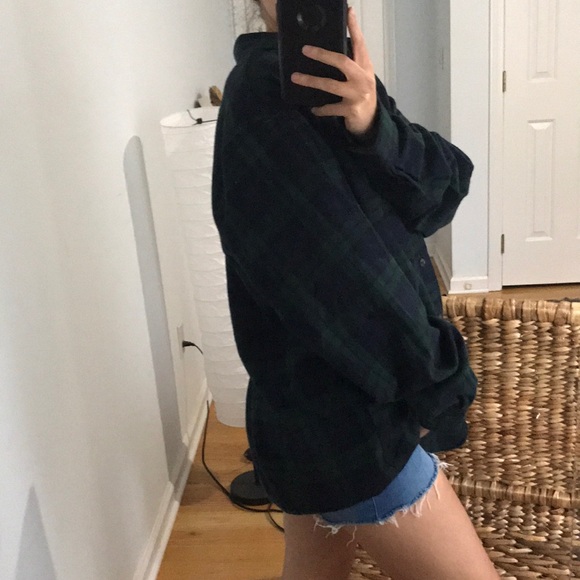 Vintage Upcycled Redone Oversized Flannel Shirt - Picture 4 of 7